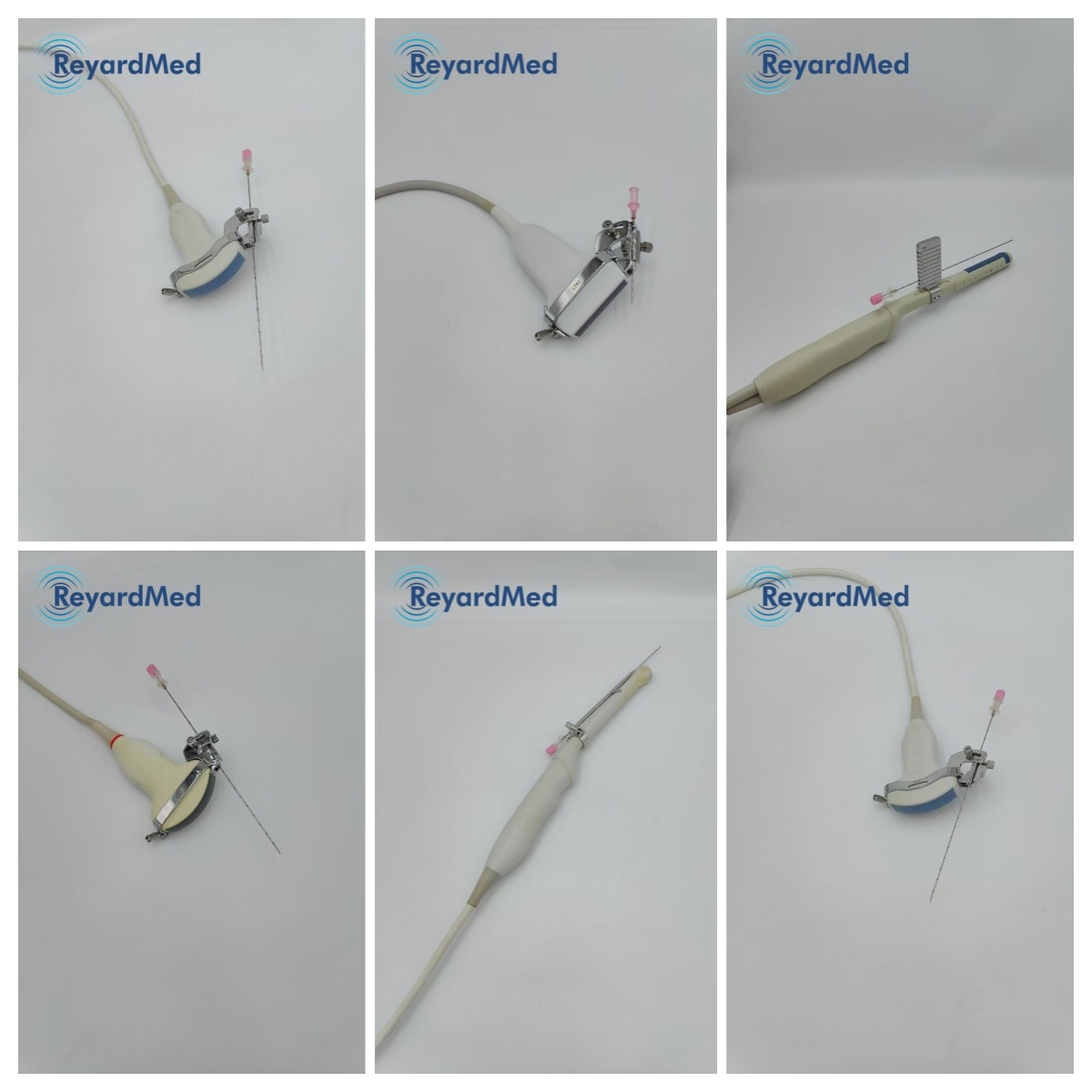 Reusable Biopsy Needle Guide for GE 3.5C Ultrasound Probe